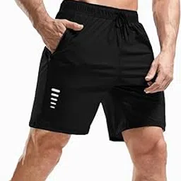 3colors Men's Outdoor Quick Dry Lightweight Sports Shorts with Zipper Pocket-5line-picture-32