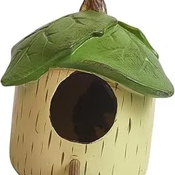 CALANDIS Hanging Bird House Outdoor Leaf Birdhouse Bird Hut for Backyard Garden Patio | Birdhouses | Bird & Wildlife Accessories | Yard, Garden & Outdoor Living-image-69