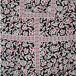 Rachakula Women's Nighties Full Length Jaipuri Printed Cotton with Pocket Snuff Green and White Colours XXL Size and XXXL Size 5XL,6XL,9XL&10XL Size, Plus Size (Large-10xl)-picture-50