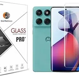 BATCHONE Tempered Glass Screen Protector Compatible For Motorola Moto Edge 60 Fusion 5G (Transparent) Edge To Edge Screen Coverage UV With Easy Installation Kit, Pack of 1-picture-16