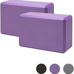 Prospo Yoga Blocks EVA Foam Blocks to Support and Deepen Poses, Improve Strength and Aid Balance and Flexibility 2 in 1 Set-picture-23