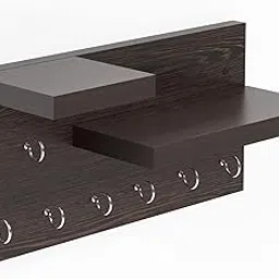MACWUD Iris Decorative Enginering Wood Office, Living Room, Bed Room Key Holder (Brown)-picture-22
