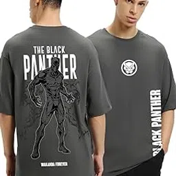 bewakoof Men's Cotton Graphic Print Oversized Fit T-Shirt-picture-35