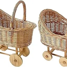 Stroller Shaped Flower Basket Bridal Accessories for Events Wedding Ceremony S-picture-22