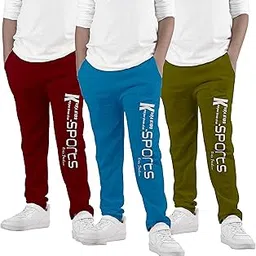 KYDA KIDS Boys Mid Rise ® Regular Fit Track Pants (Pack of 3)-picture-17