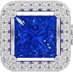 u are 925 Sterling Silver 18K Gold and Rose Gold Plated Radiant Square Halo Ring | Gift for Women and Girls | With Certificate of Authenticity and 925 Stamp-picture-23
