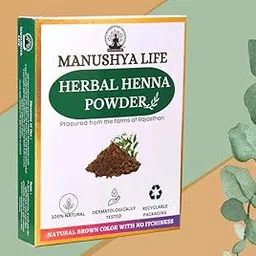 Manushya Life | Henna Powder Herbal | 100% Herbal Rajasthani Henna | 200 Grams-picture-56