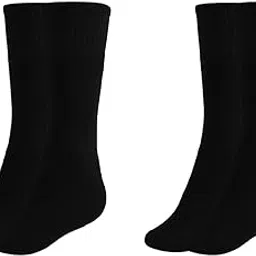 mukhaksh (Pack of 2 Pairs = 4 Socks Women Girls Cotton Terry Running Sports Athletics Cricket Badminton Basketball Football Tennis Yoga Skiing Camping & Hiking Soccer Cycling Calf Length Socks-picture-39