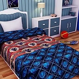 Athom Living Marvels Black Panther Grid View Kids Comforter 300 GSM 135x220 cm-picture-58