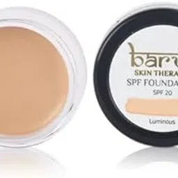 Barva Spf 20, 2 In 1 Full Coverage Semi-Matte Finish Cream Foundation And Concealer For All Skins, Perfect For Indian Skin Tones, 9G (Luminous),1 Count-image-21