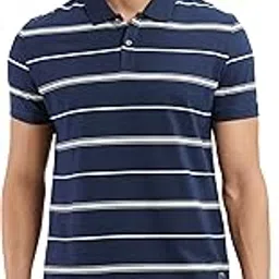 jockey UM15 Men's Super Combed Cotton Rich Striped Half Sleeve Polo T-Shirt-picture-42