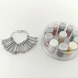 Advancedestore Metal Pottu Achu, Bindi Moulding Punch for Makeup With (Baby Bindi Mould - Seratta - Pottu Atchu |16 Variants, Black)-picture-23