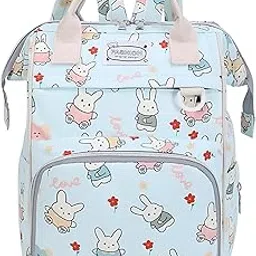DREAM DOODLE Multifunctional Waterproof Diaper Bag Backpack | Large Capacity Baby Nappy Organizer with Insulated Bottle Pockets, Changing Mat, and Stroller Straps | Perfect for Travel and Everyday Use-image-63