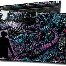 fashion duet Fashionduet Canvas Wallet for Men,Boys.6 Card Holder Wallet Black,Genuine Leather Stylish bi-fold Canvas Printed Designer Multicolor Genuine Leather Wallet and Purse Card Holder-picture-14