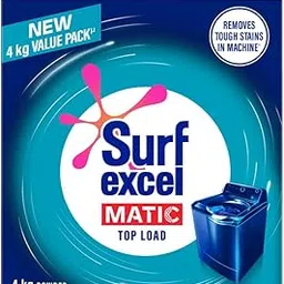 Surf Excel Matic Powder Top Load, 4Kg (3+1Kg), Pack of 1-picture-26