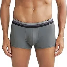 jockey HG14 Men's Microfiber Elastane Stretch Rib Solid Trunk with Stay Dry Technology-picture-22