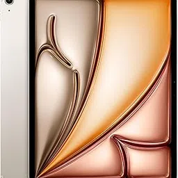 Apple iPad Air 13″ (M2): Liquid Retina Display, 128GB, Landscape 12MP Front Camera / 12MP Back Camera, Wi-Fi 6E + 5G Cellular with eSIM, Touch ID, All-Day Battery Life — Starlight-picture-25