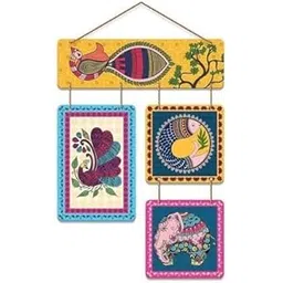 Artisoul Crafted Warli Wall Panel for Elegant Home Decoration Multi 4 Free Size-picture-10