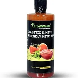 Growwsafe Tomato Ketchup (500GM)|No Afrificial Sugar | Low Calorie | No Artificial Colors & Flavours |Tangy & Sweet Healthy Sauce | Ultra Low-Carb & Ultra Low-Gi|Tomato Sauce | Keto Friendly-picture-24