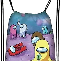 snappsy Drawstring Bag Travel Backpack String Gym Sack F-picture-25