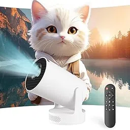 Mini Projector with WiFi and Bluetooth, Portable Projectors with Mouse, 40-200 Inch Outdoor Smart Movie Projector, Support 4K 1080P, 180° Rotatable Projector, Compatible-picture-40