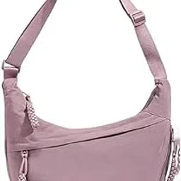 mrsdry Crescent Bag Half-moon Shaped Crossbody Shoulder Bag with Adjustable Strap for Women Men School Sport Travel-picture-11