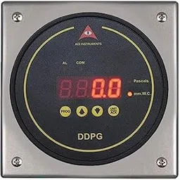 *Ships within 1-Day* Digital Differential Pressure Gauge with Wall mouting Box (Range: 0 to 500 Pascals) for Clean Rooms, HVAC, Safety Units Model:AI-DDPG (4 to 20ma O/P + RS485 communication)-image-1