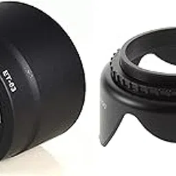 Hood for Camera Lens, Made ABS,58MM Flower Hood for Canon 18-55 & ET 63 Hood for 55-250 is STM-picture-11