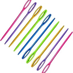 Plastic Yarn Sewing Needles – Large Eye Blunt Needles for Crochet, Knitting, and Wool Projects (Pack of 10)-picture-28
