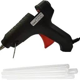 FADMAN NEW BLACK 40 WATT RED TRIGGER | HOT MELT GLUE GUN | WITH 5 ADHESIVE TRANSPARENT HOT GLUE STICKS |-picture-33