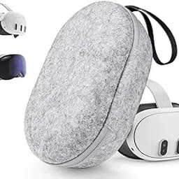 TMG Carrying Case for Meta Quest 3S/Quest 3/Vision Pro, Compatible with Battery Elite Strap, Controllers and Other Accessories, Hard Shell Case and Superior Protection for Travel-picture-33