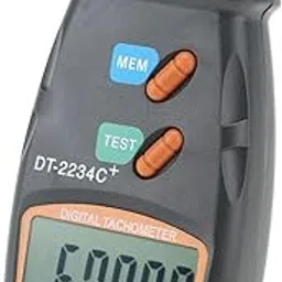 Handheld Digital Tachometer set with Blue Bag, NonContact Digital LCD Photo Tachometer,Motor speed Gauge Rotational Record Tester,Mini RPM Tester Meter for motor,wheels,lathe,electrical fan-image-44