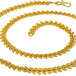 thrillz Stylish &Fancy Butterfly Design Gold Plated Chain for Women & Girls-picture-51