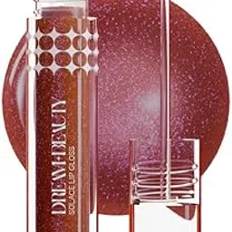 Dream Beauty Solace Lip Gloss | 4.7ml (Phoebe) | Non-sticky tinted collagen lip gloss with Hyaloronic Acid and Vitamin E for Hydrated, Plump and Smooth Lips | Luxurious Application Long-Lasting Soft and Fuller Lips-picture-41