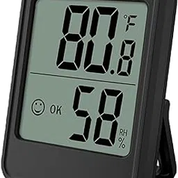 Digital Hygrometer Easy to Read Portable Multipurpose Thermometer Hygrometer MC40 Black-picture-24