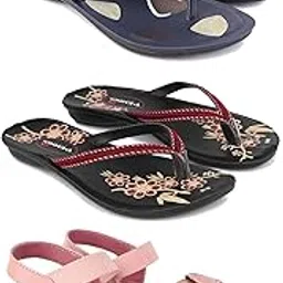 Women's Comfortable Sandal,Casual Lightweight Sandal for Everyday Wear | (COMBO-3)-1973-O18-1968-picture-53