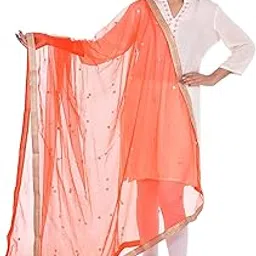 Women's Embroidered Net Dupatta-image-43