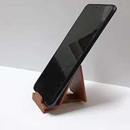 DLCCREATION Mobile Stand Desk Foldable Holder to Avoid Multiple Time Touch. Hands Free Mobile Stand. Color - Brown-picture-30