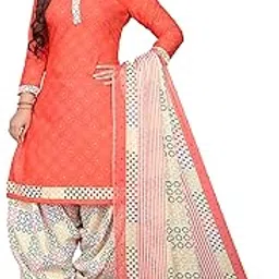rajnandini Women's Peach Cotton Printed Unstitched Salwar Suit Material (JOPLVSM4250)-picture-14