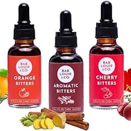 Bab Louie & Co. Baby Bitters Combo Sampler Pack (Pack 0F 3) | Non-Alcoholic Craft Bitters | Distinct Citrus Notes | Old Fashioned, Manhattan, Negroni, Sidecar, Gin And Tonic Based Cocktails-image-4