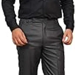 zee gold Men's Regular Fit Mini Checkered Trousers-picture-36