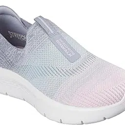 skechers Womens GO Walk Flex - CALI Sunset Grey Multi Walking Shoes-picture-14