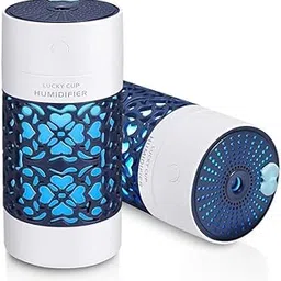 GOPINATH ECOM Magic Cup Humidifier with 7-Color Night Light | 250ml USB Desktop Air Humidifier, Ultra-Quiet, Auto Shut-Off & Anion Purifier for Bedroom, Office, Car-picture-10