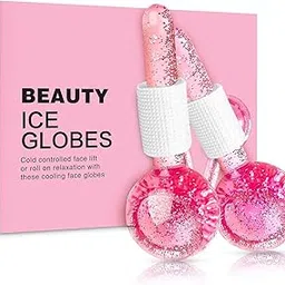 CLOUDTAB Facial Ice Globes Crystal Ball 2Pcs, Cooling Face & Eye Massage Roller for Puffiness, Wrinkles, Skin Tightening, Anti-Ageing & Daily Skincare Routine, Spa Cold Therapy Face Massager Tool-picture-22