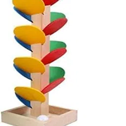 ATORSE Toy 2X Colorful Wooden Marble Tree Run Track Game Kids Educational Toys-Toys & Hobbies-Preschool Toys & Pretend Play-Wooden & Handcrafted Toys-image-17