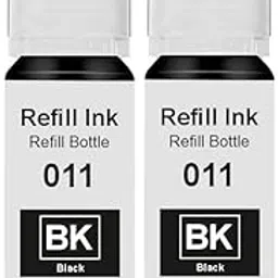 GEDI 011 & 012 Refill Ink Bottle Compatible for Epson L8180 and L8160 Printers (2, Black Pack of 2)-image-30