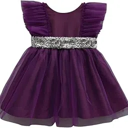 A.T.U.N. (All Things UBER Nice) Baby-Girl's Polyester Fit and Flare Above The Knee Rockstar Party Dress-picture-13