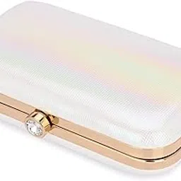 knoos Women's Oval Frame Clutch | Detachable Chain Sling Strap | Ladies Purse Wallet-picture-45