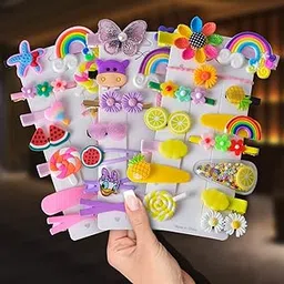 BlissAura 28 Pack Hair Clips for Women, Cute Hair Clips & Pins Set for Baby & Small Girls, Hair Clips for Girls Kids, Girl Hair Accessories, Gifts for Women (Multicolor)-picture-48