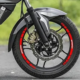 SIGN EVER Rim Stickers for Bike Motorcycles Self Adhesive Vinyl 8 pcs | Red Rim Decal Sticker Kit-picture-59